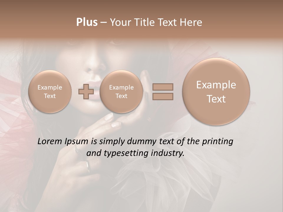 Figure Fresh Posing PowerPoint Template