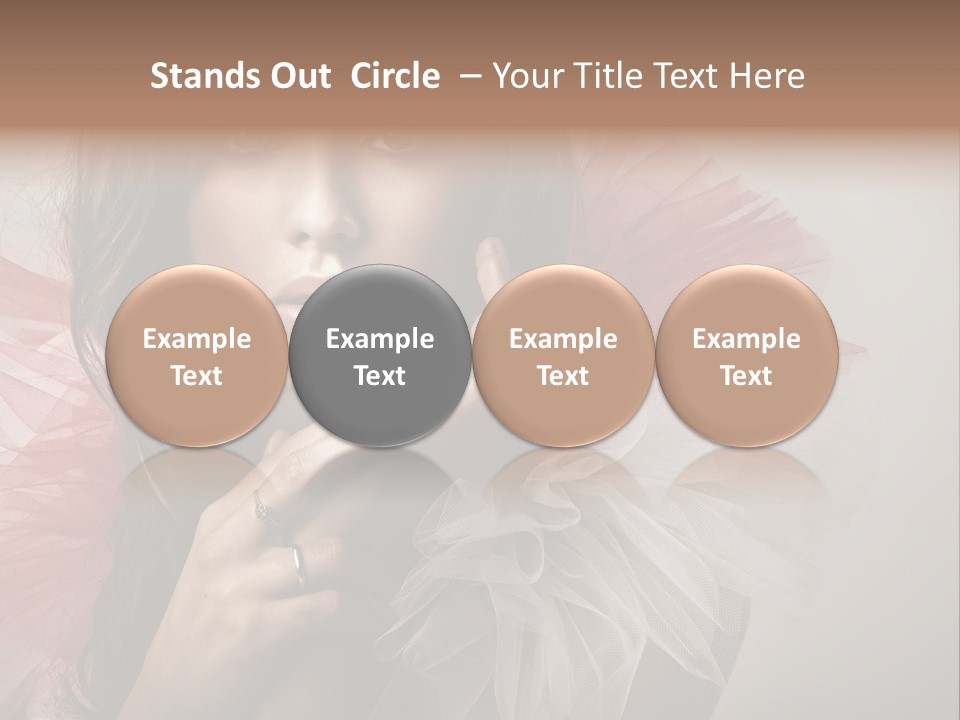 Figure Fresh Posing PowerPoint Template