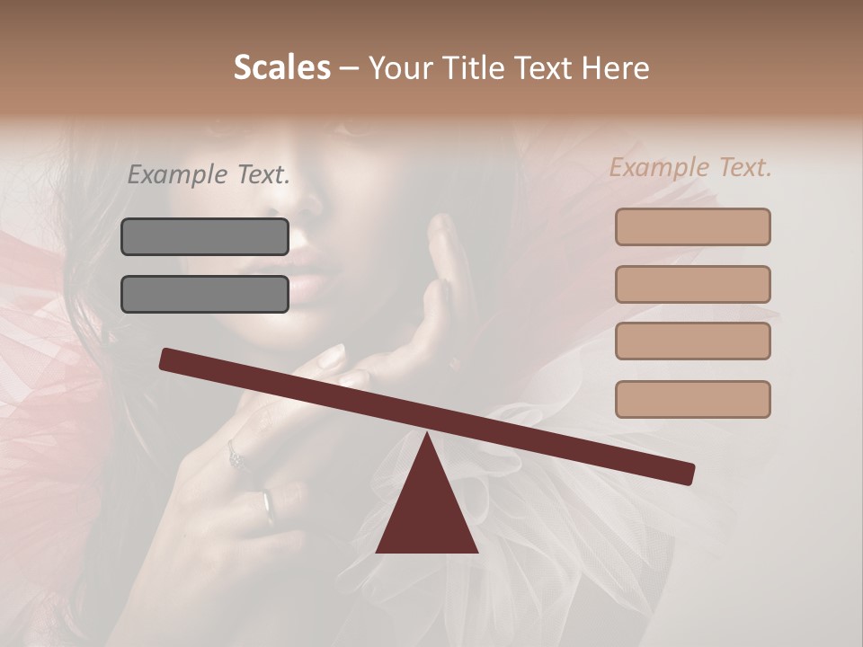 Figure Fresh Posing PowerPoint Template