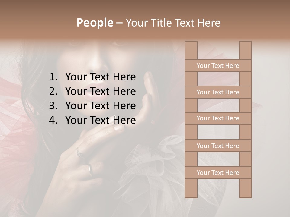 Figure Fresh Posing PowerPoint Template