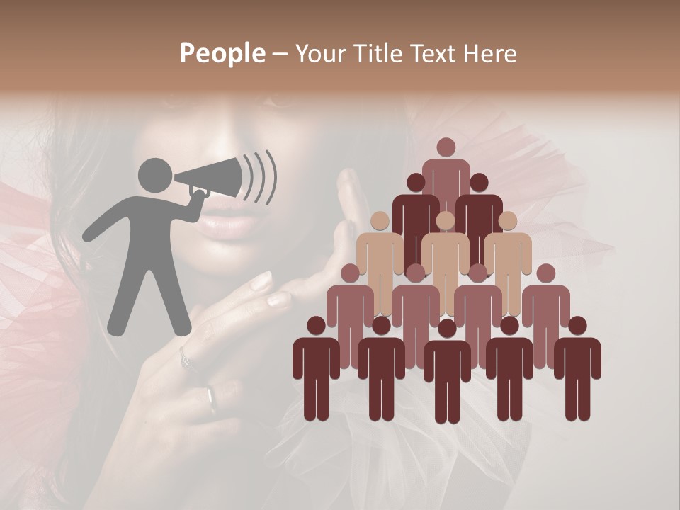 Figure Fresh Posing PowerPoint Template