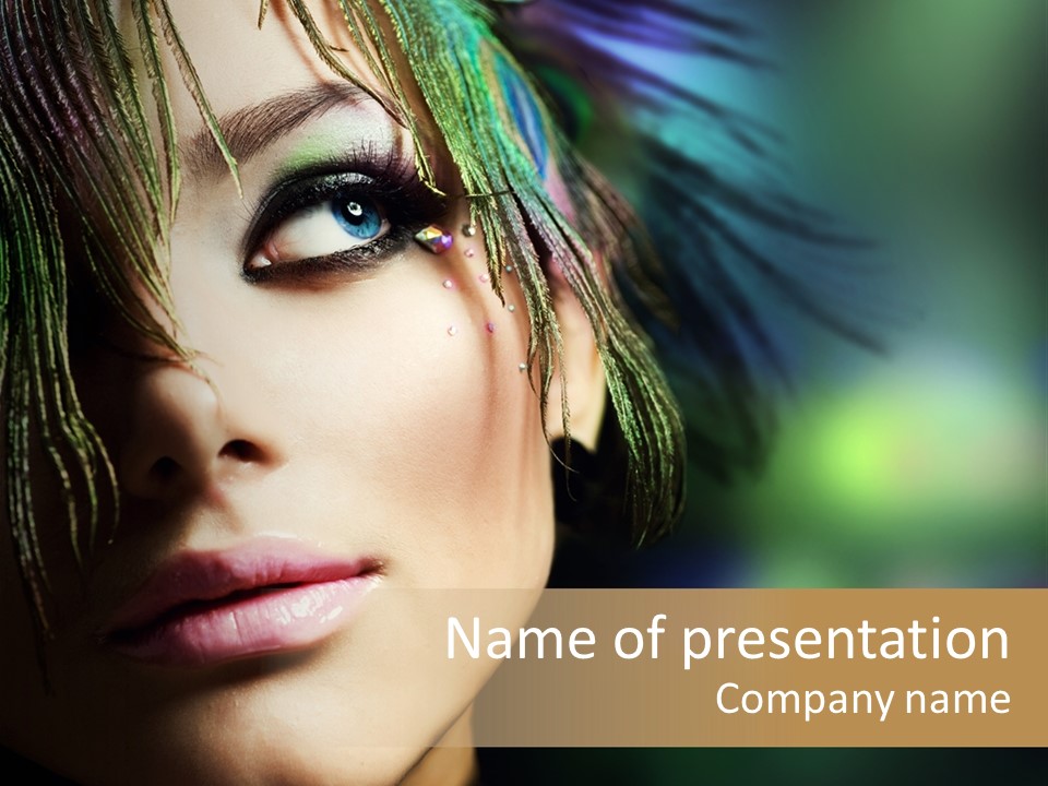 Background Beautiful Fashion PowerPoint Template