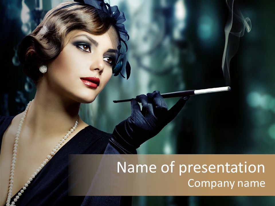 Smokey Make Classic PowerPoint Template