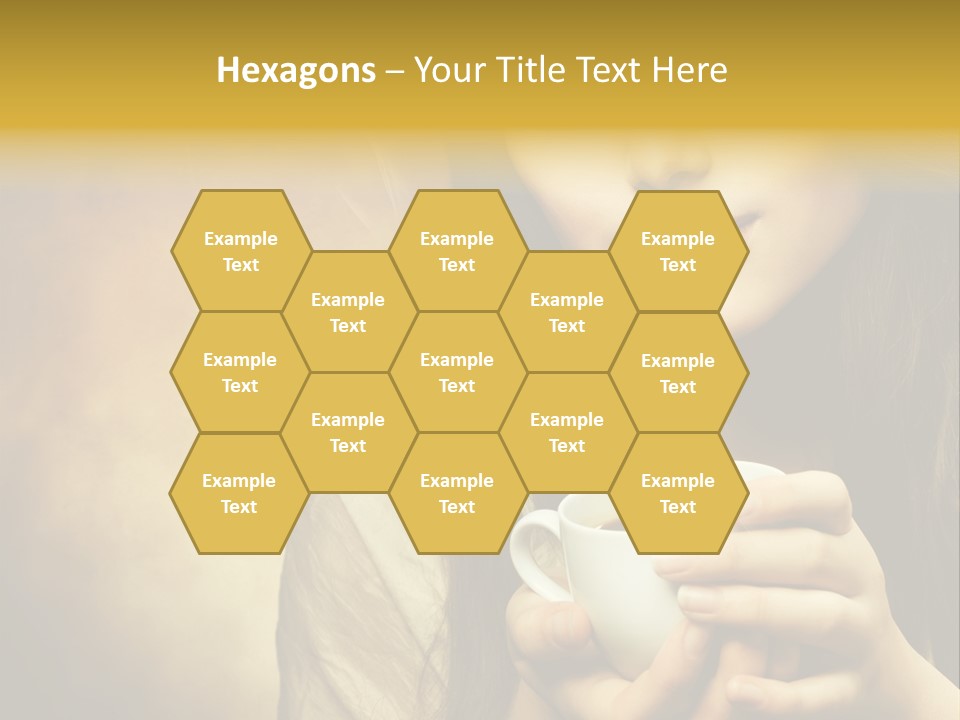 Girl Aromatic Caucasian PowerPoint Template