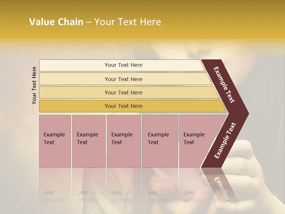 Girl Aromatic Caucasian PowerPoint Template