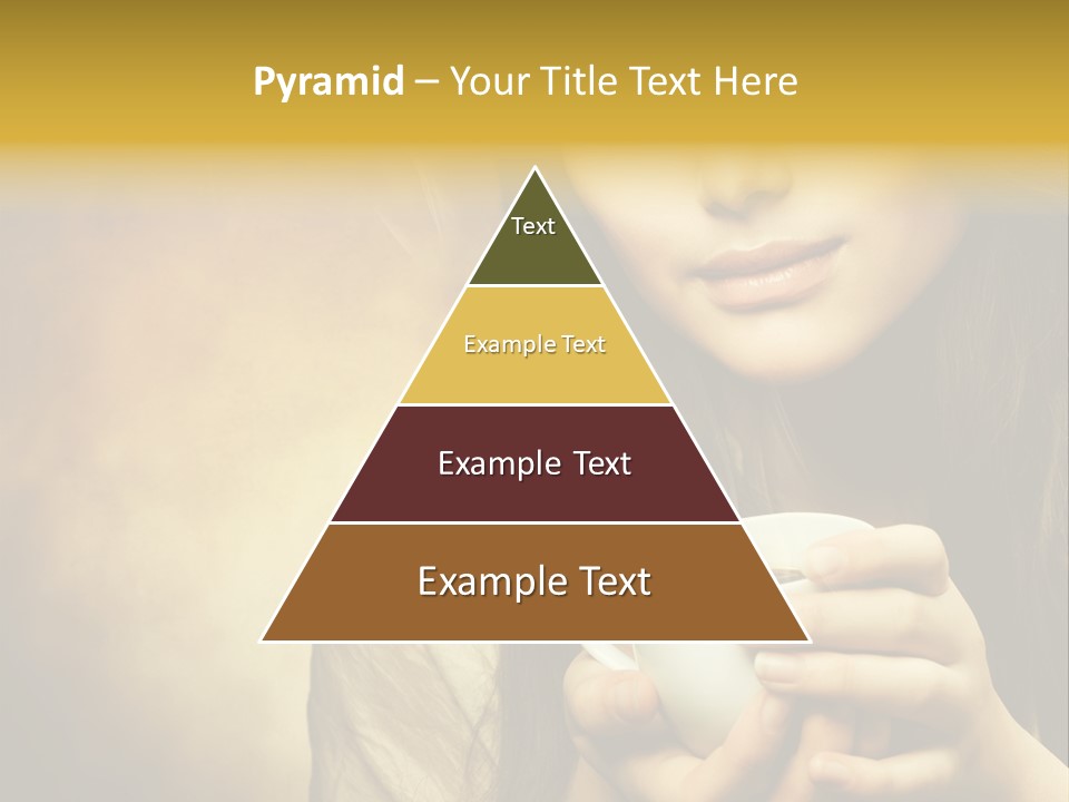 Girl Aromatic Caucasian PowerPoint Template