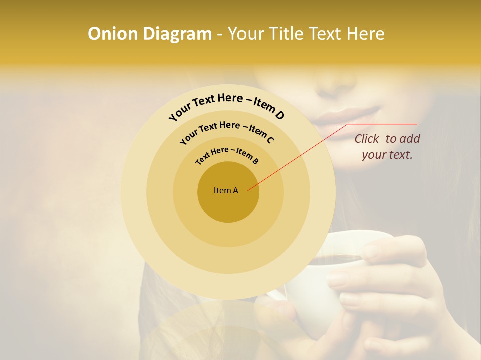 Girl Aromatic Caucasian PowerPoint Template