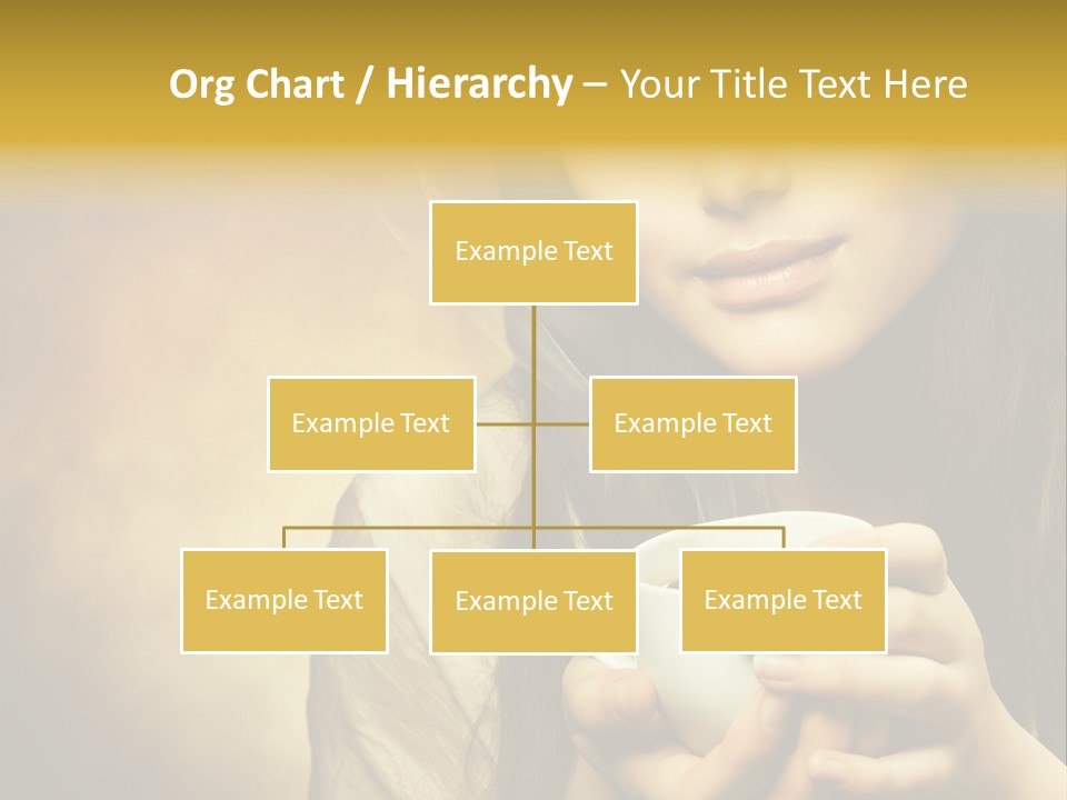 Girl Aromatic Caucasian PowerPoint Template