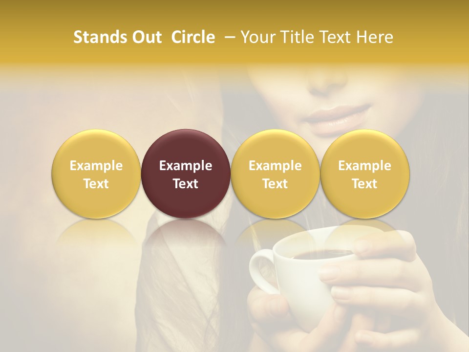 Girl Aromatic Caucasian PowerPoint Template