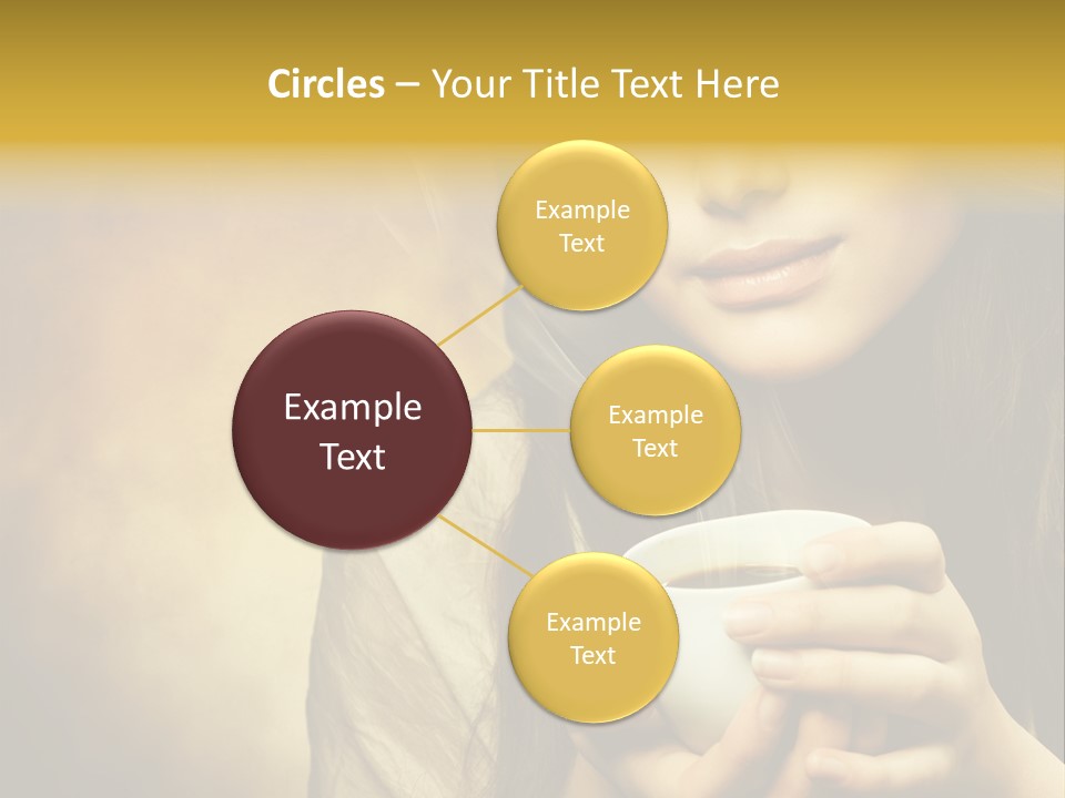 Girl Aromatic Caucasian PowerPoint Template