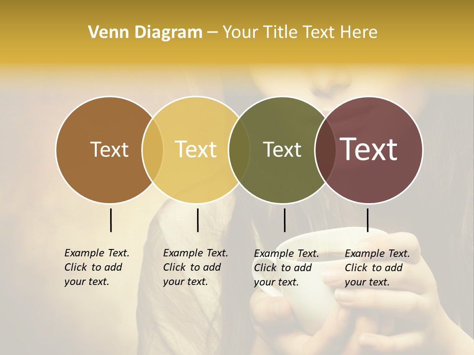 Girl Aromatic Caucasian PowerPoint Template