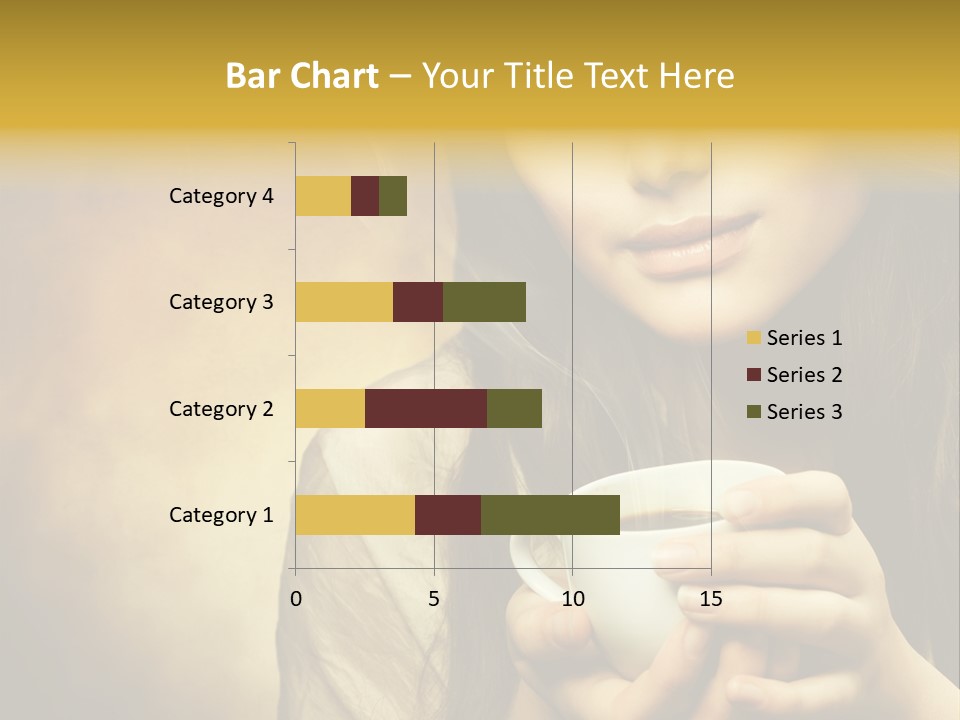 Girl Aromatic Caucasian PowerPoint Template