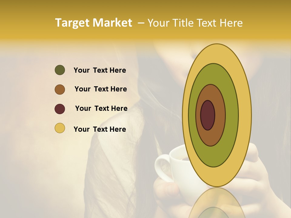 Girl Aromatic Caucasian PowerPoint Template