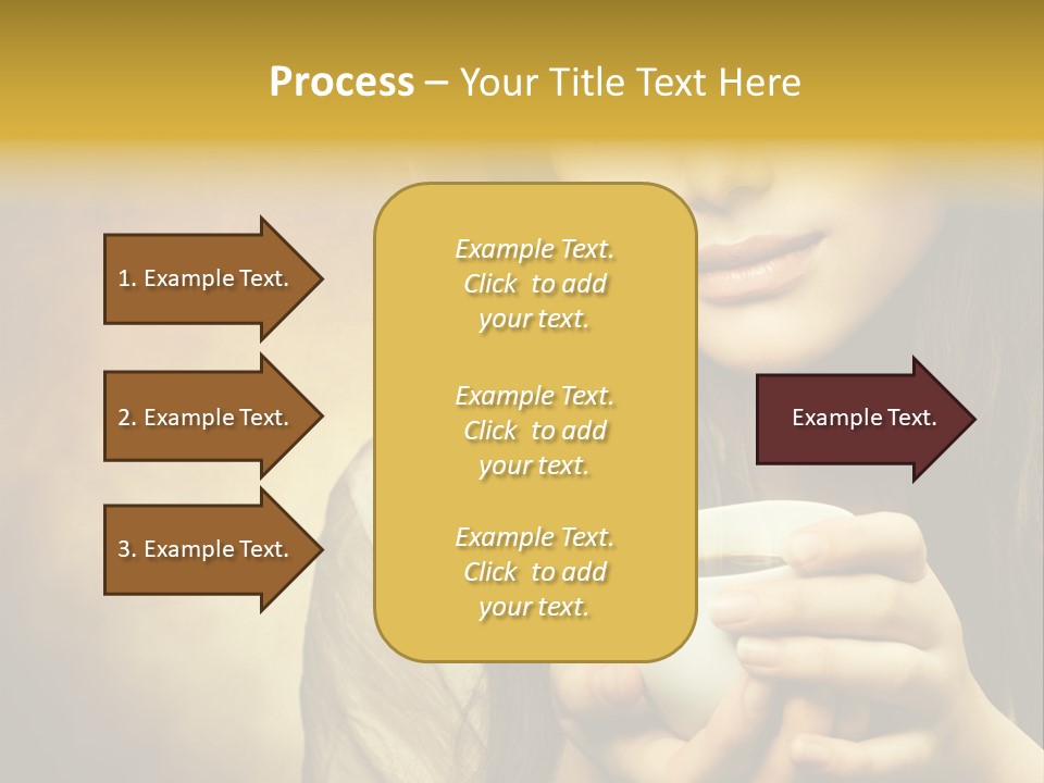 Girl Aromatic Caucasian PowerPoint Template
