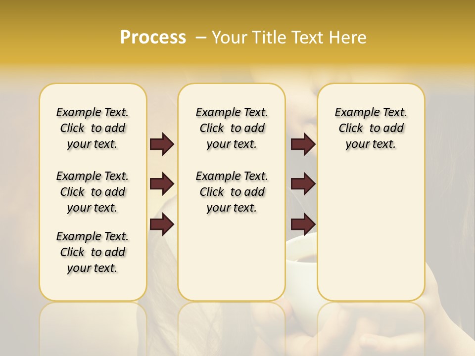 Girl Aromatic Caucasian PowerPoint Template
