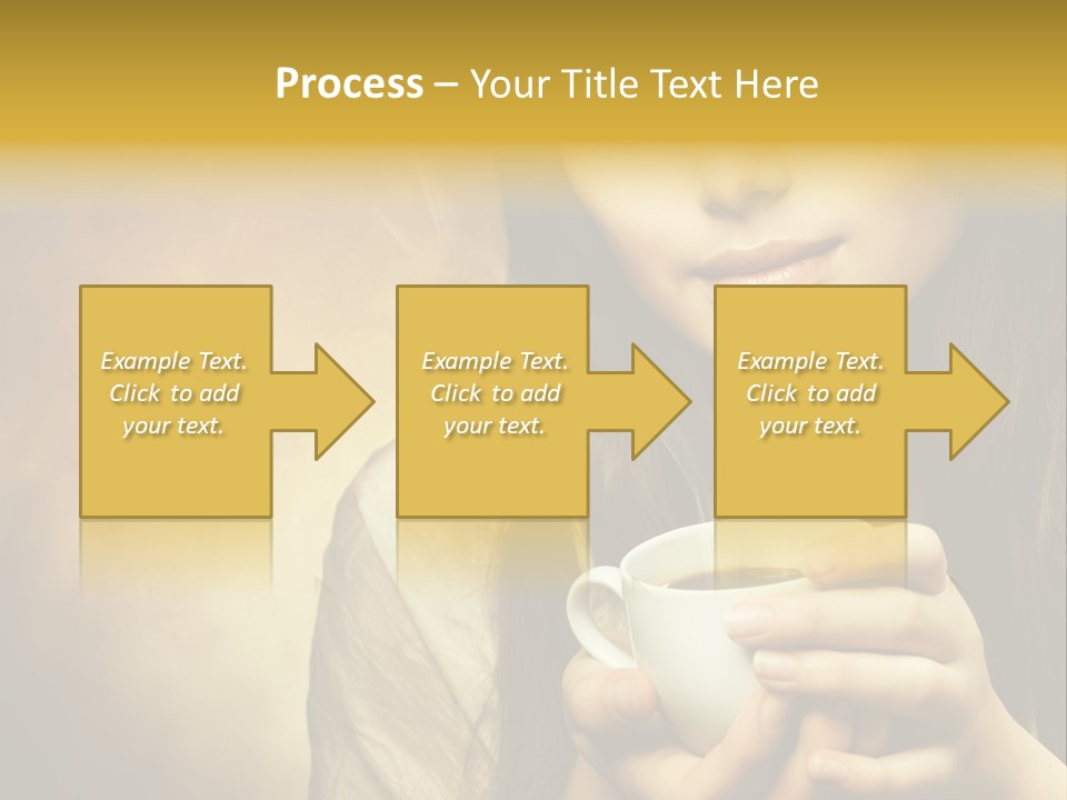 Girl Aromatic Caucasian PowerPoint Template