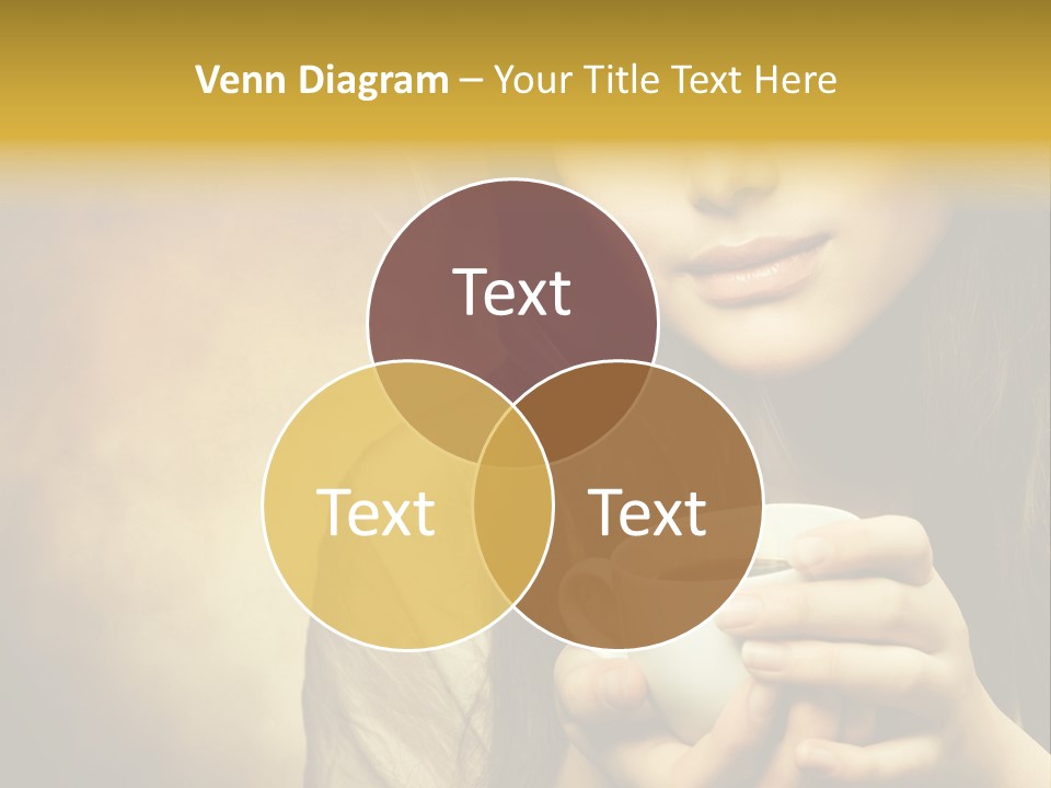 Girl Aromatic Caucasian PowerPoint Template