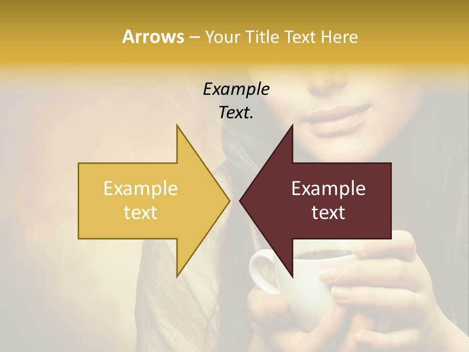 Girl Aromatic Caucasian PowerPoint Template