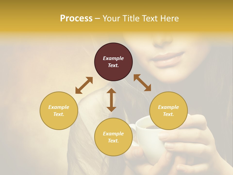 Girl Aromatic Caucasian PowerPoint Template