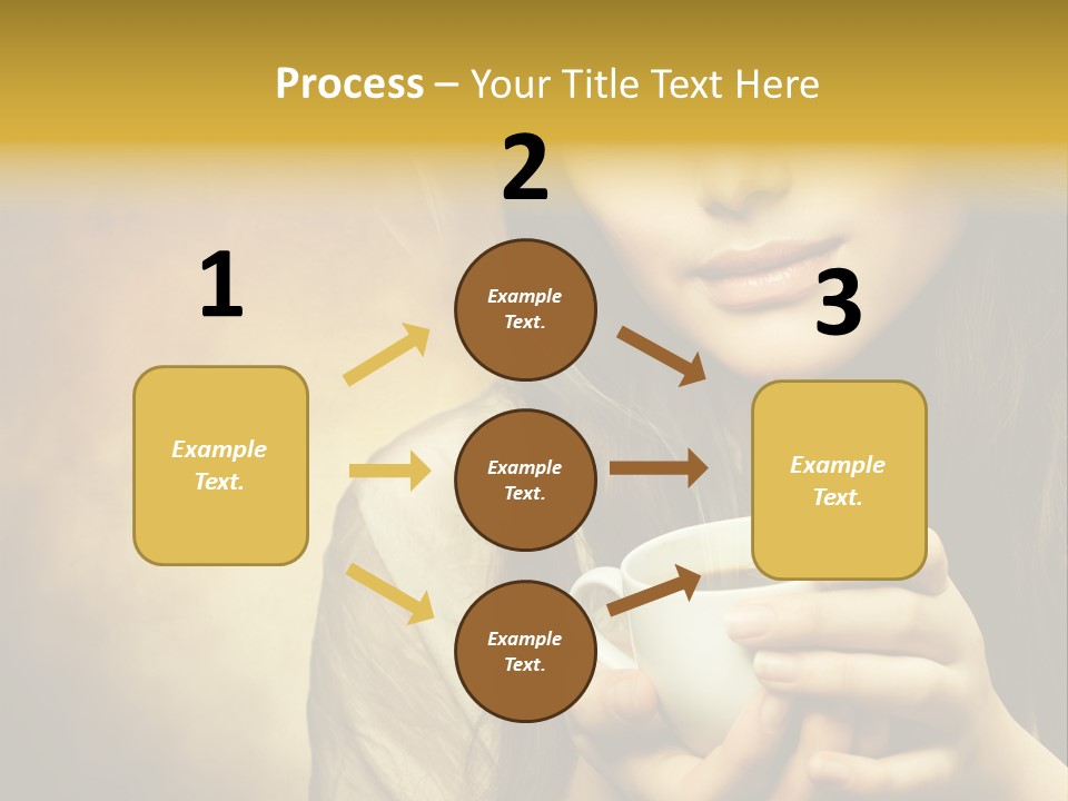 Girl Aromatic Caucasian PowerPoint Template