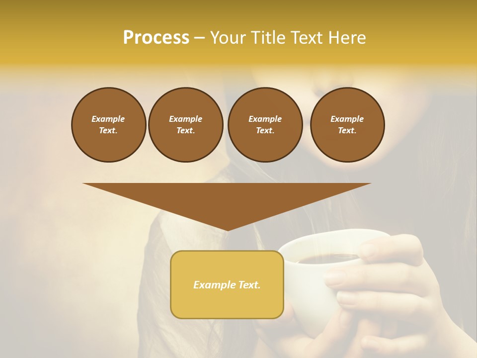 Girl Aromatic Caucasian PowerPoint Template