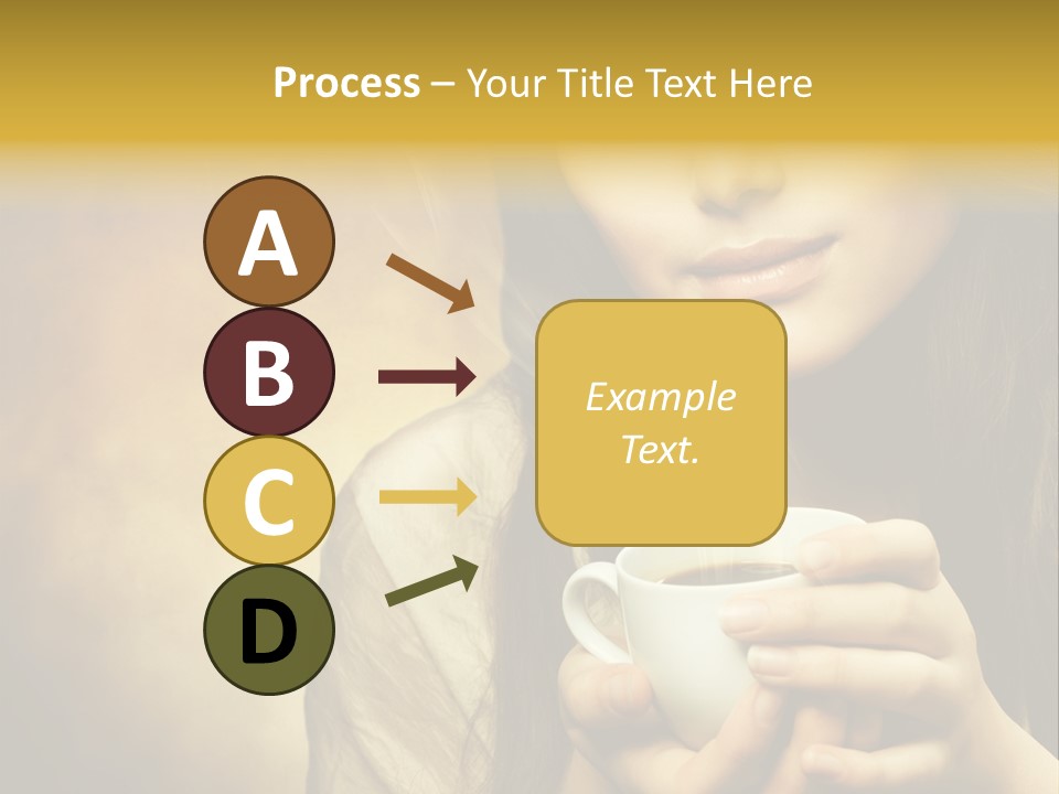 Girl Aromatic Caucasian PowerPoint Template