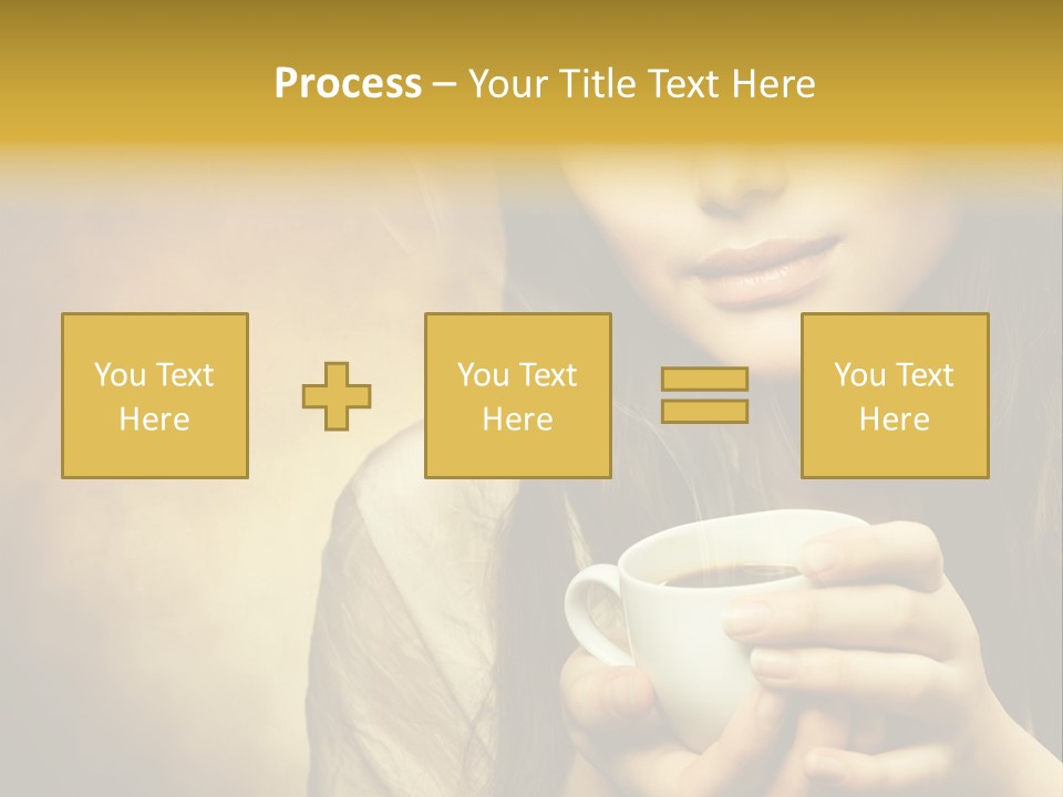 Girl Aromatic Caucasian PowerPoint Template