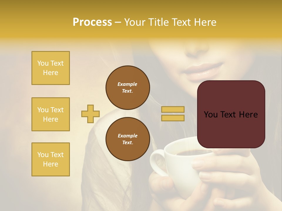 Girl Aromatic Caucasian PowerPoint Template