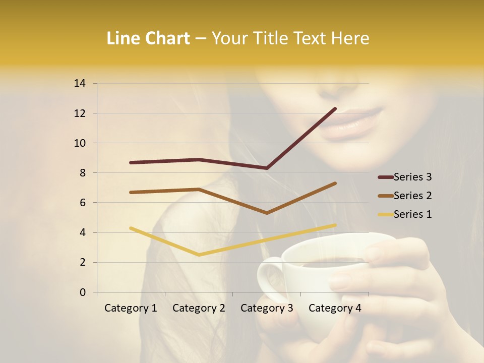 Girl Aromatic Caucasian PowerPoint Template