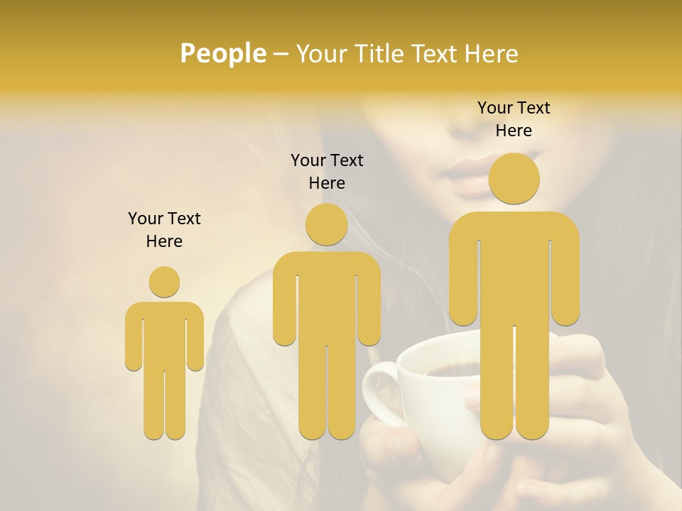 Girl Aromatic Caucasian PowerPoint Template