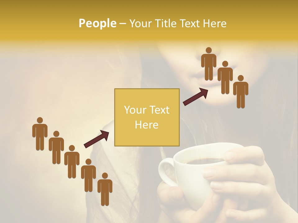 Girl Aromatic Caucasian PowerPoint Template