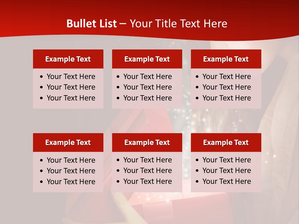 Concept Present Gifts PowerPoint Template