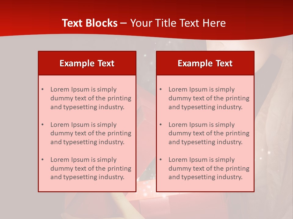 Concept Present Gifts PowerPoint Template
