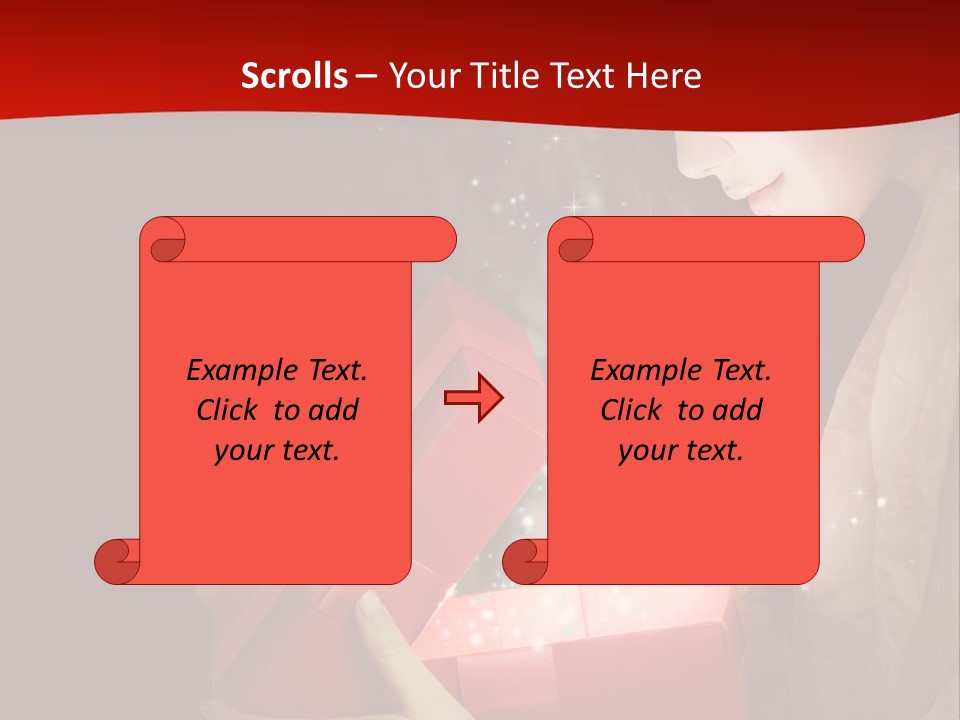 Concept Present Gifts PowerPoint Template