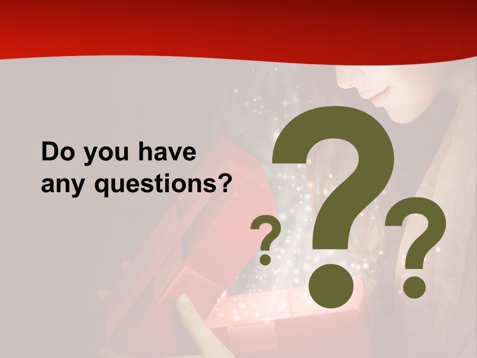 Concept Present Gifts PowerPoint Template