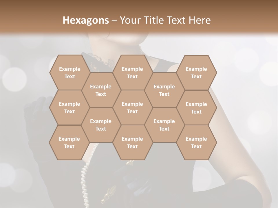 Art Old Girl PowerPoint Template