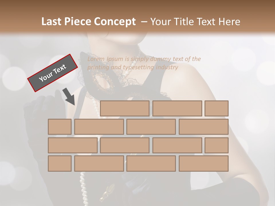 Art Old Girl PowerPoint Template