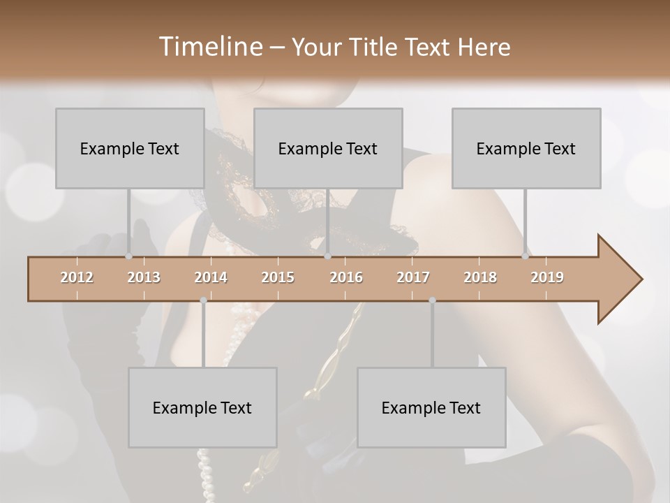 Art Old Girl PowerPoint Template