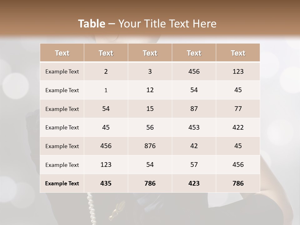 Art Old Girl PowerPoint Template