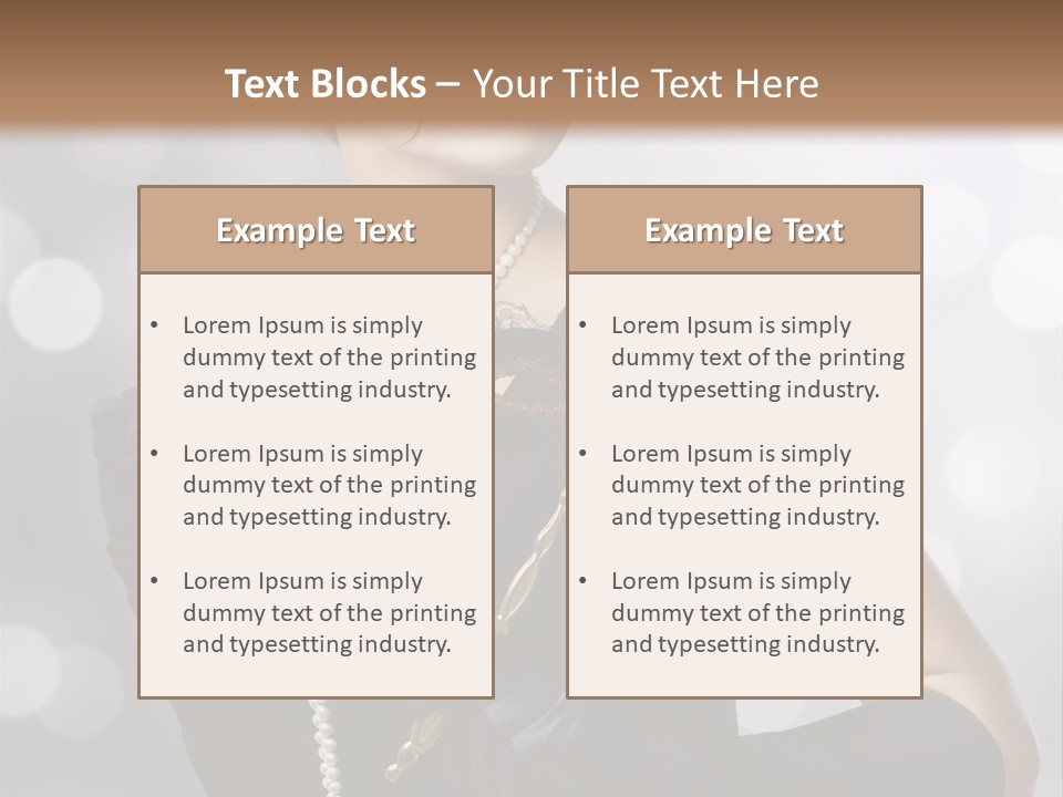 Art Old Girl PowerPoint Template