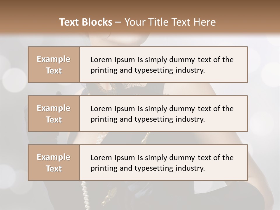 Art Old Girl PowerPoint Template