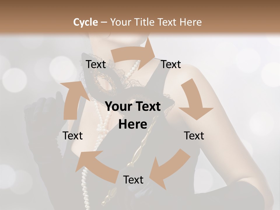 Art Old Girl PowerPoint Template