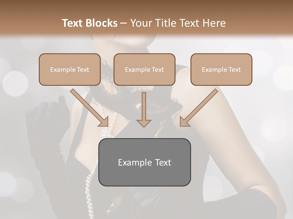 Art Old Girl PowerPoint Template