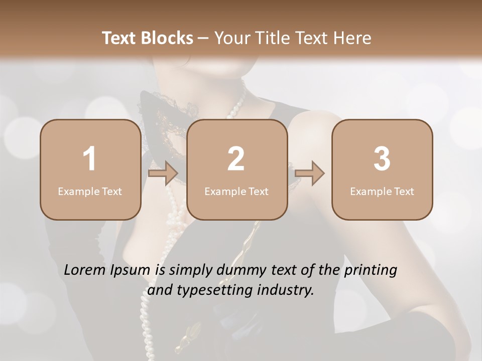 Art Old Girl PowerPoint Template