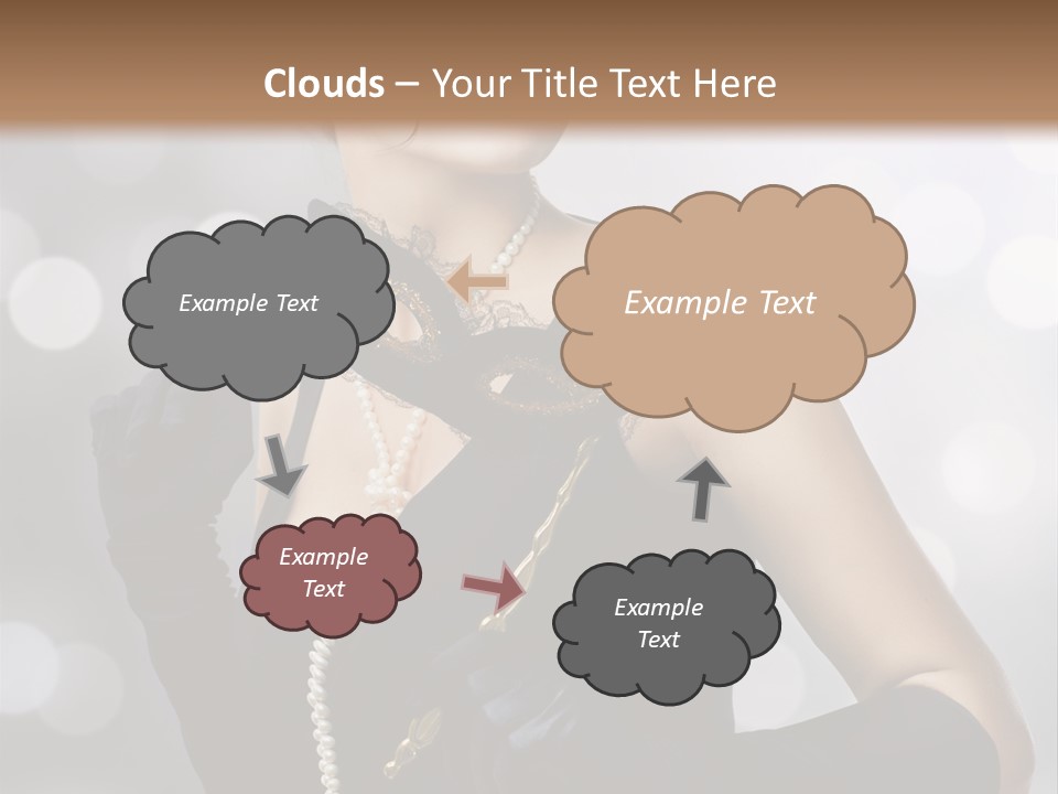 Art Old Girl PowerPoint Template