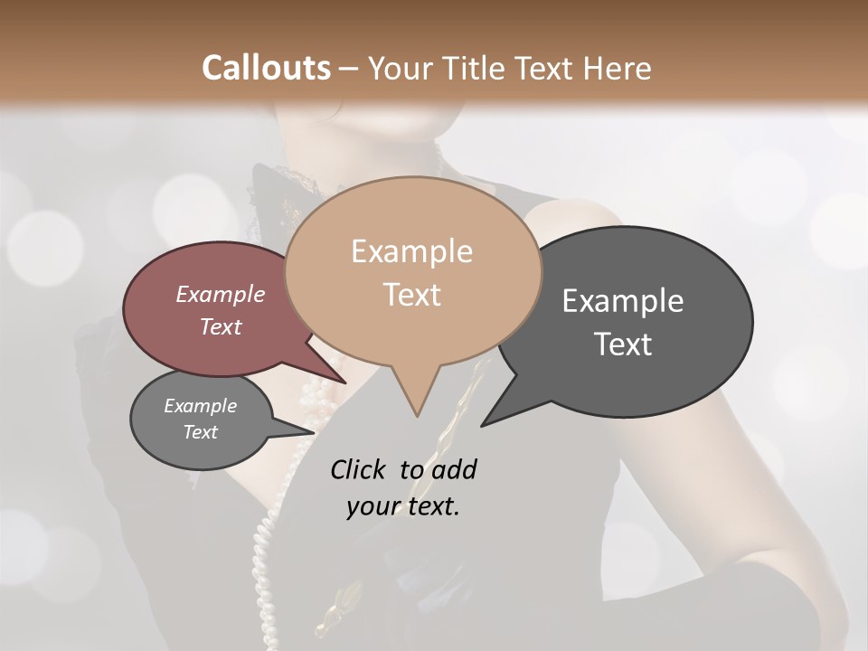 Art Old Girl PowerPoint Template