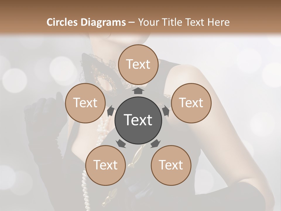 Art Old Girl PowerPoint Template