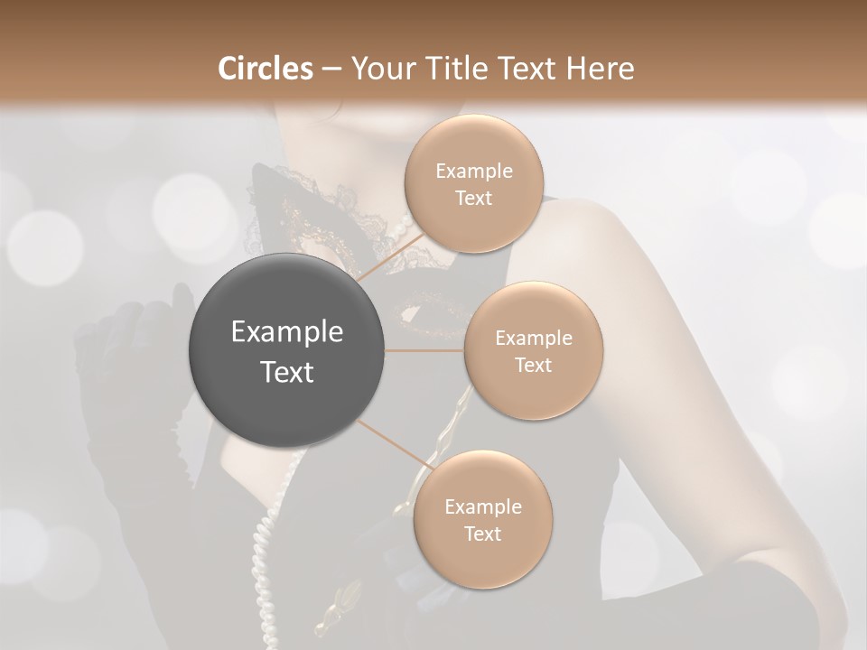 Art Old Girl PowerPoint Template