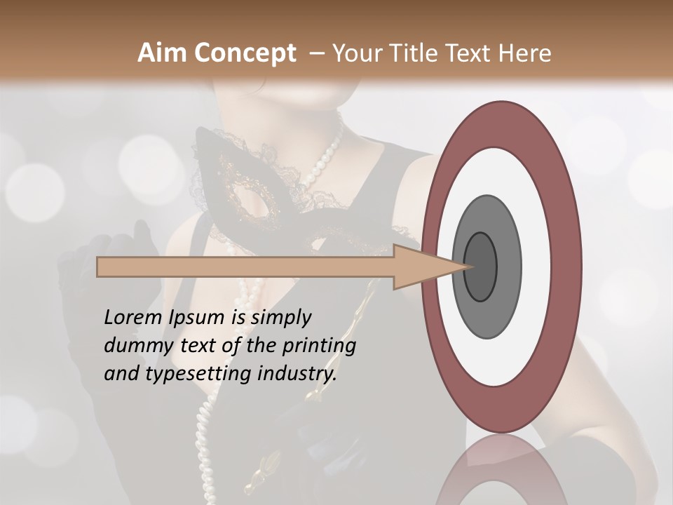 Art Old Girl PowerPoint Template