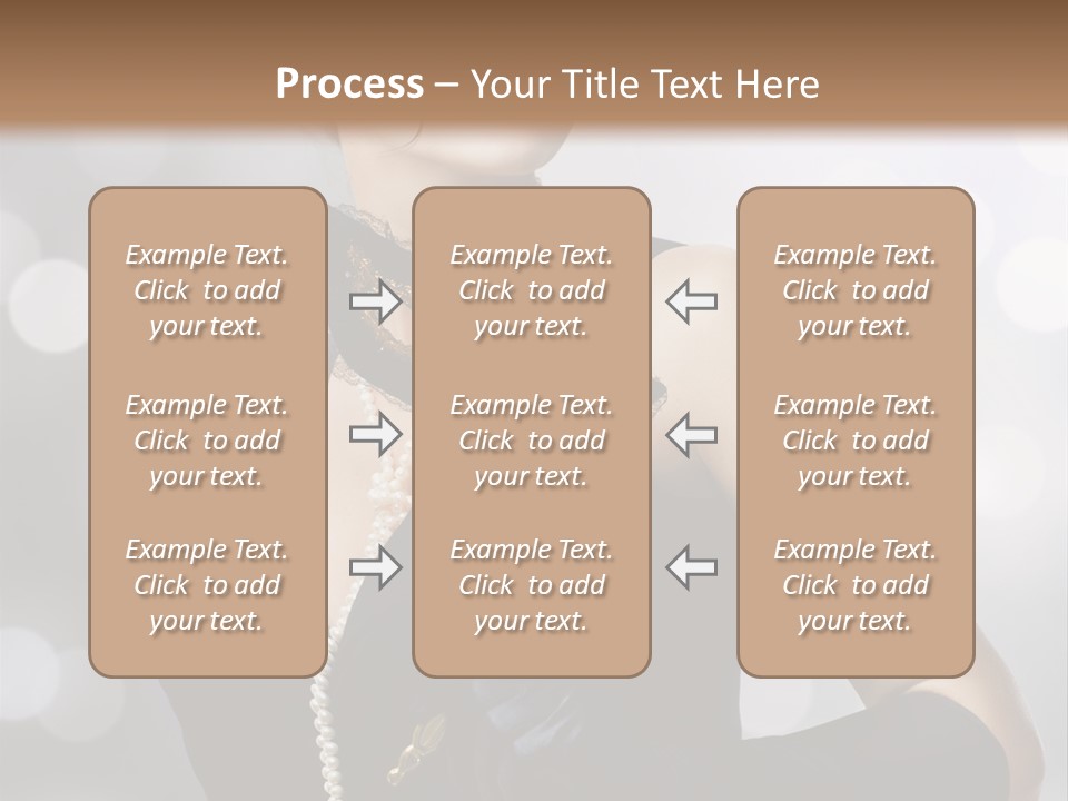Art Old Girl PowerPoint Template